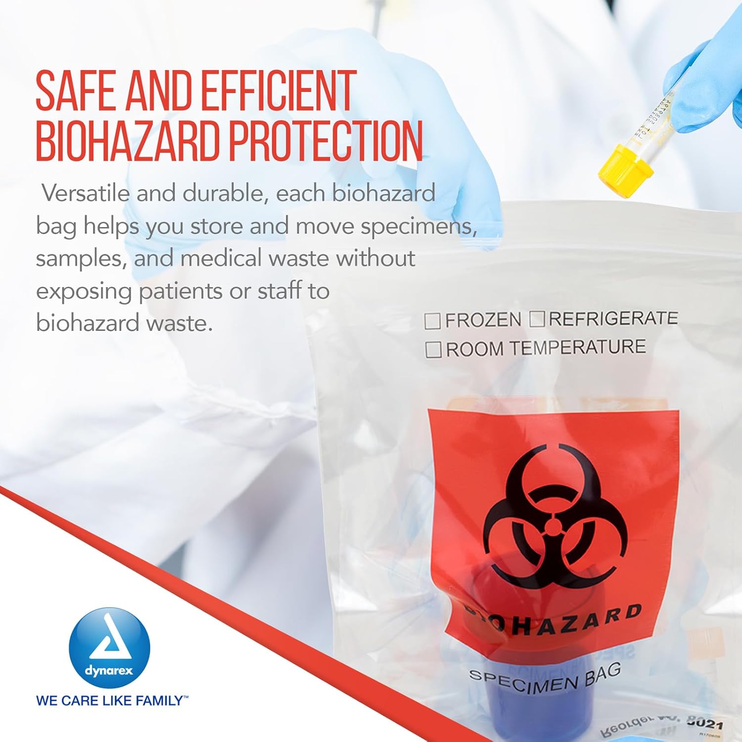 dynarex specimen bags