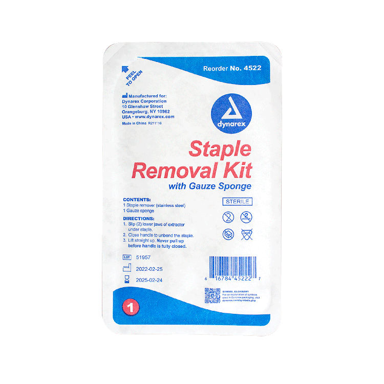 dynarex staple suture removal kits