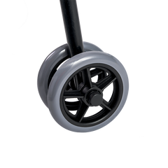 dynarex steel button folding walker with wheels adult