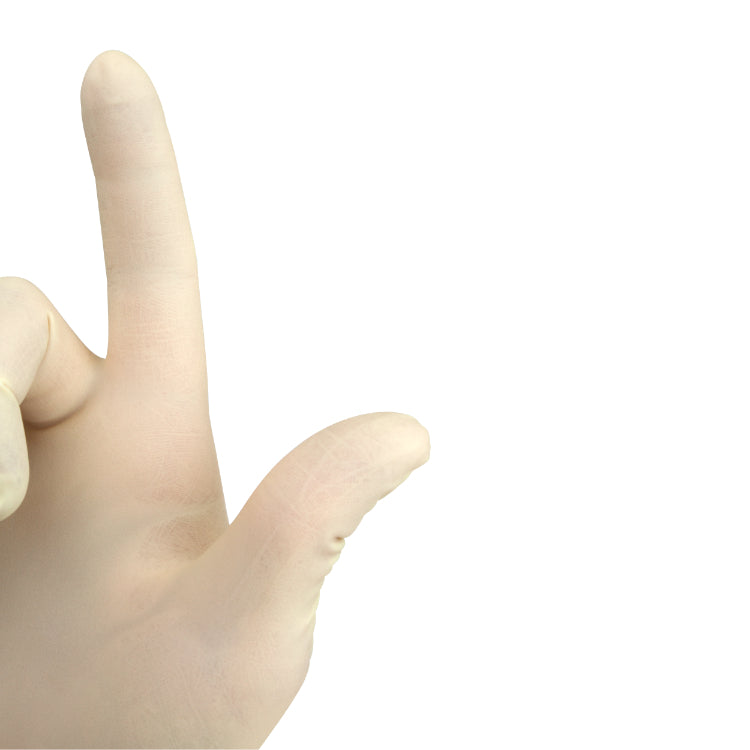 dynarex sterile latex surgical gloves powder free 50pairs 4cs