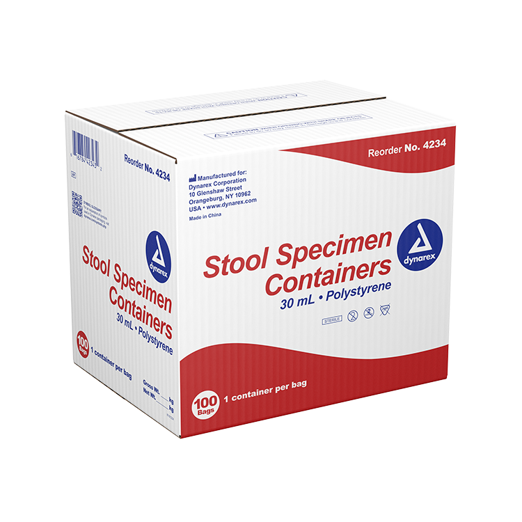 dynarex stool specimen containers