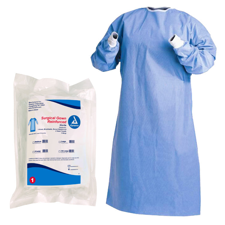 dynarex surgical gowns sterile 20cs