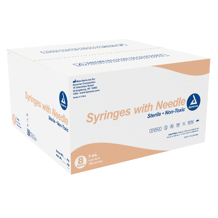 dynarex syringes with needle