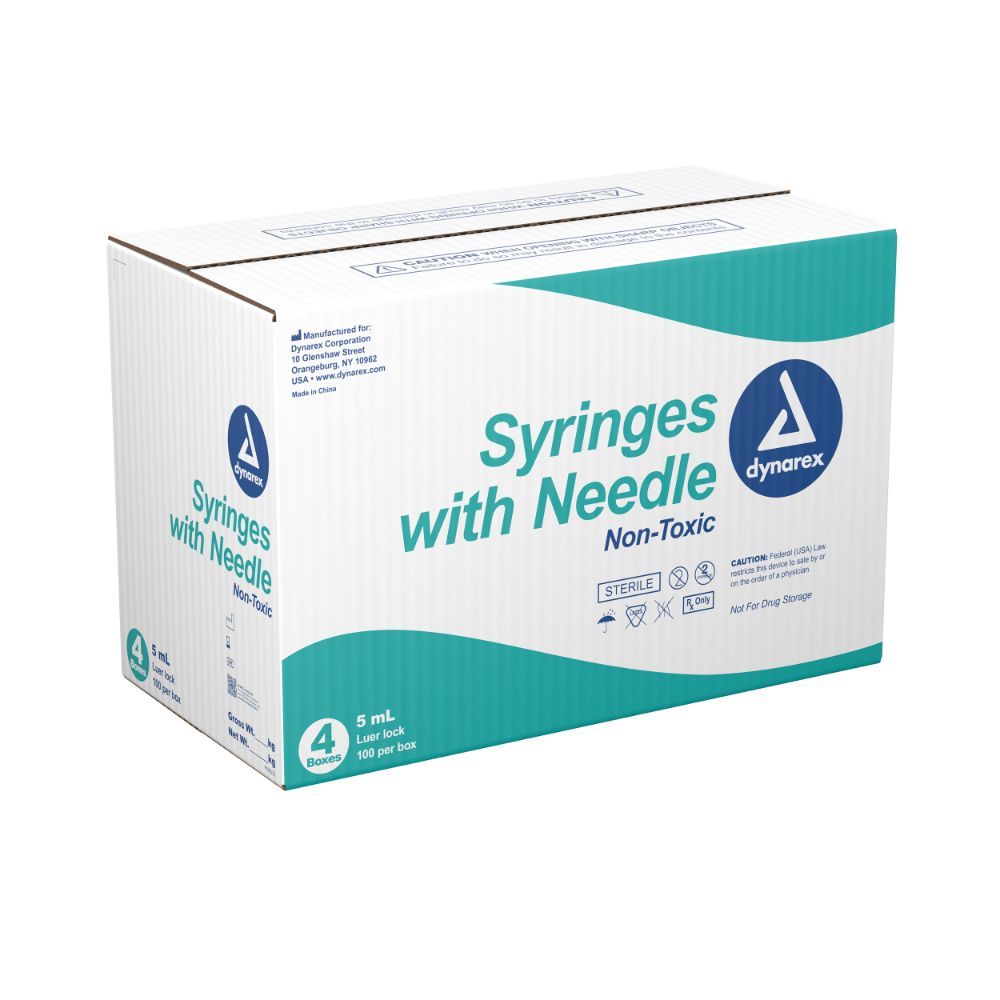dynarex syringes with needle