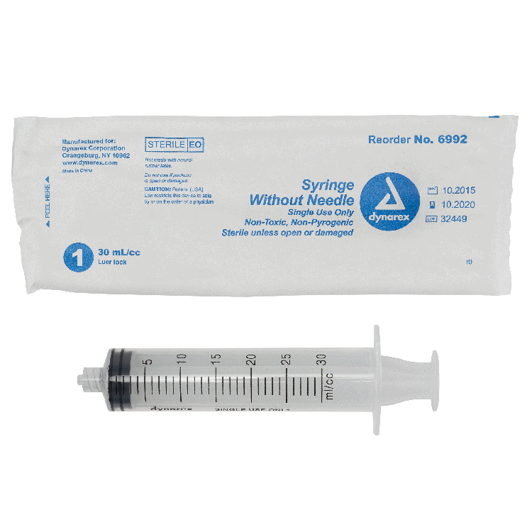 dynarex syringes without needle