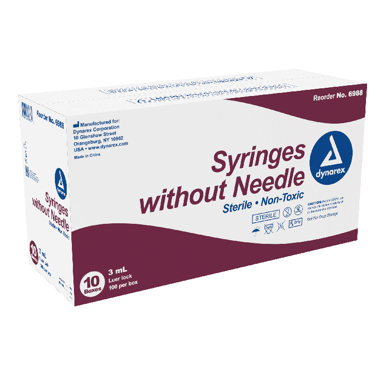dynarex syringes without needle