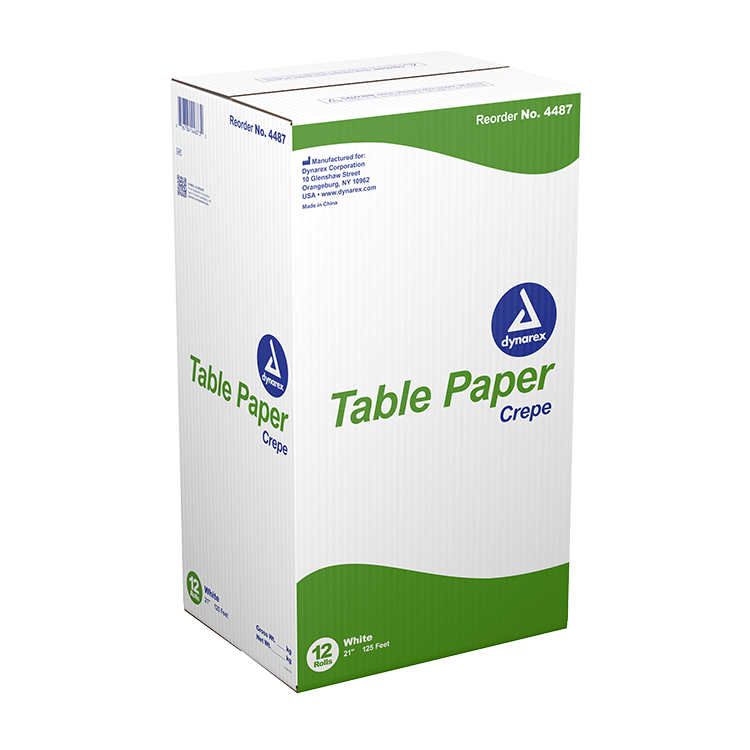 dynarex table paper