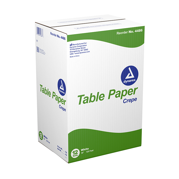 dynarex table paper