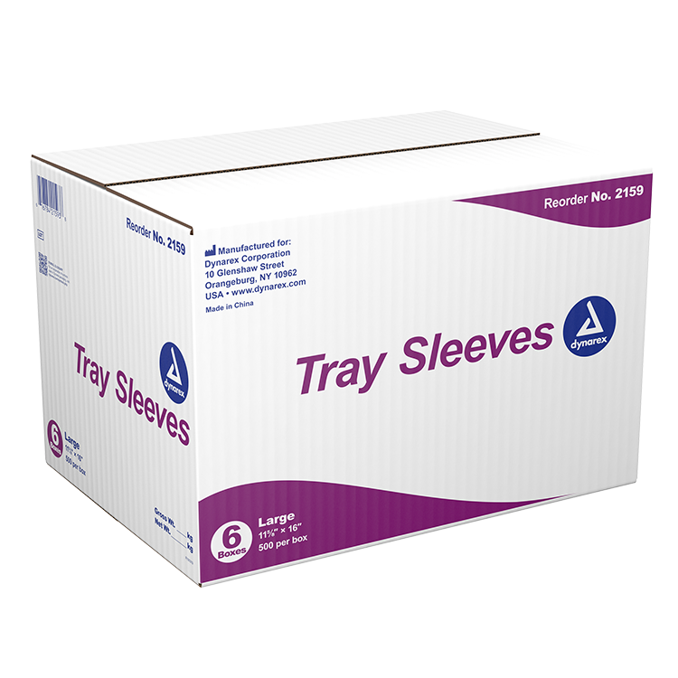 dynarex tray sleeves