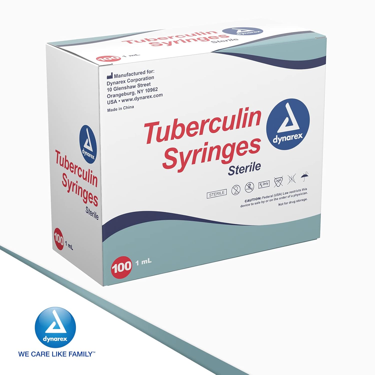 dynarex tuberculin non safety syringe luer slip