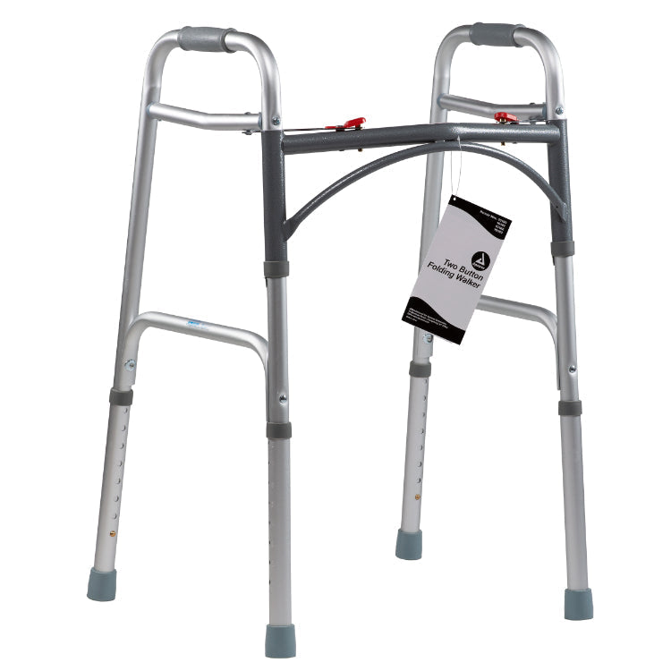 dynarex two button folding walker