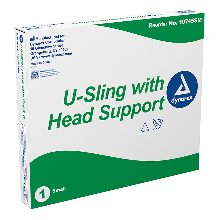 dynarex u sling with head support