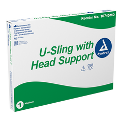 dynarex u sling with head support