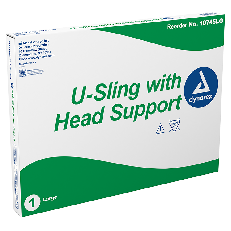 dynarex u sling with head support