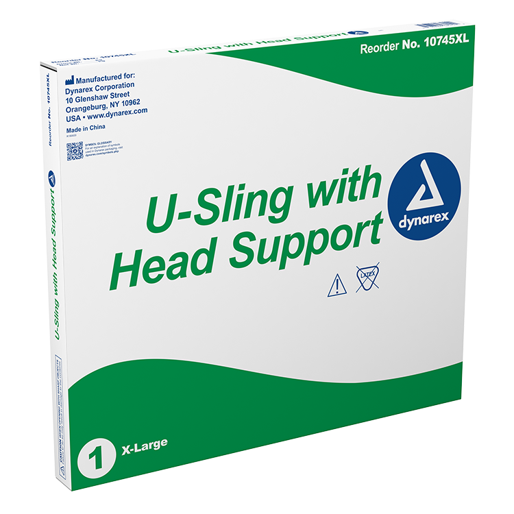dynarex u sling with head support