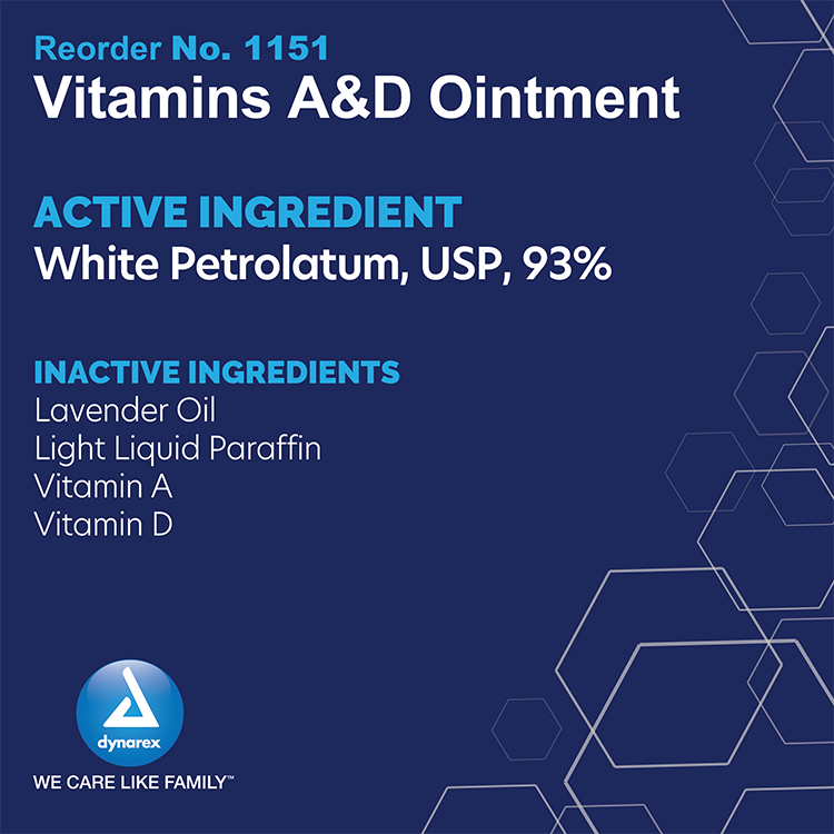 dynarex vitamins a d ointment w out lanolin