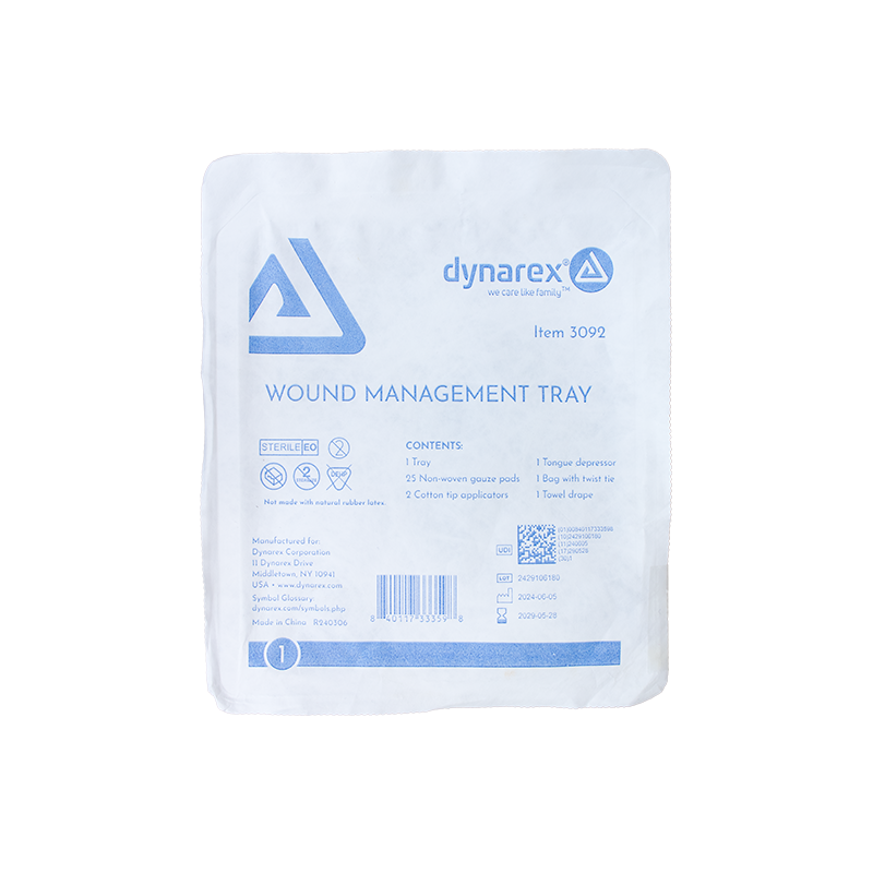 dynarex wound management tray