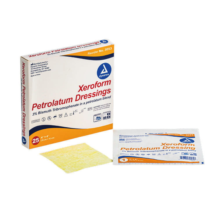 dynarex xeroform gauze dressings