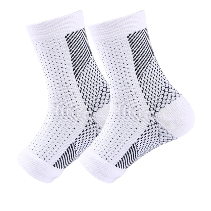 1 par de calcetines para neuropatía para hombres y mujeres. Calcetines de compresión que alivian el dolor de neuropatía. Tobillera para aliviar la hinchazón y la fascitis plantar.