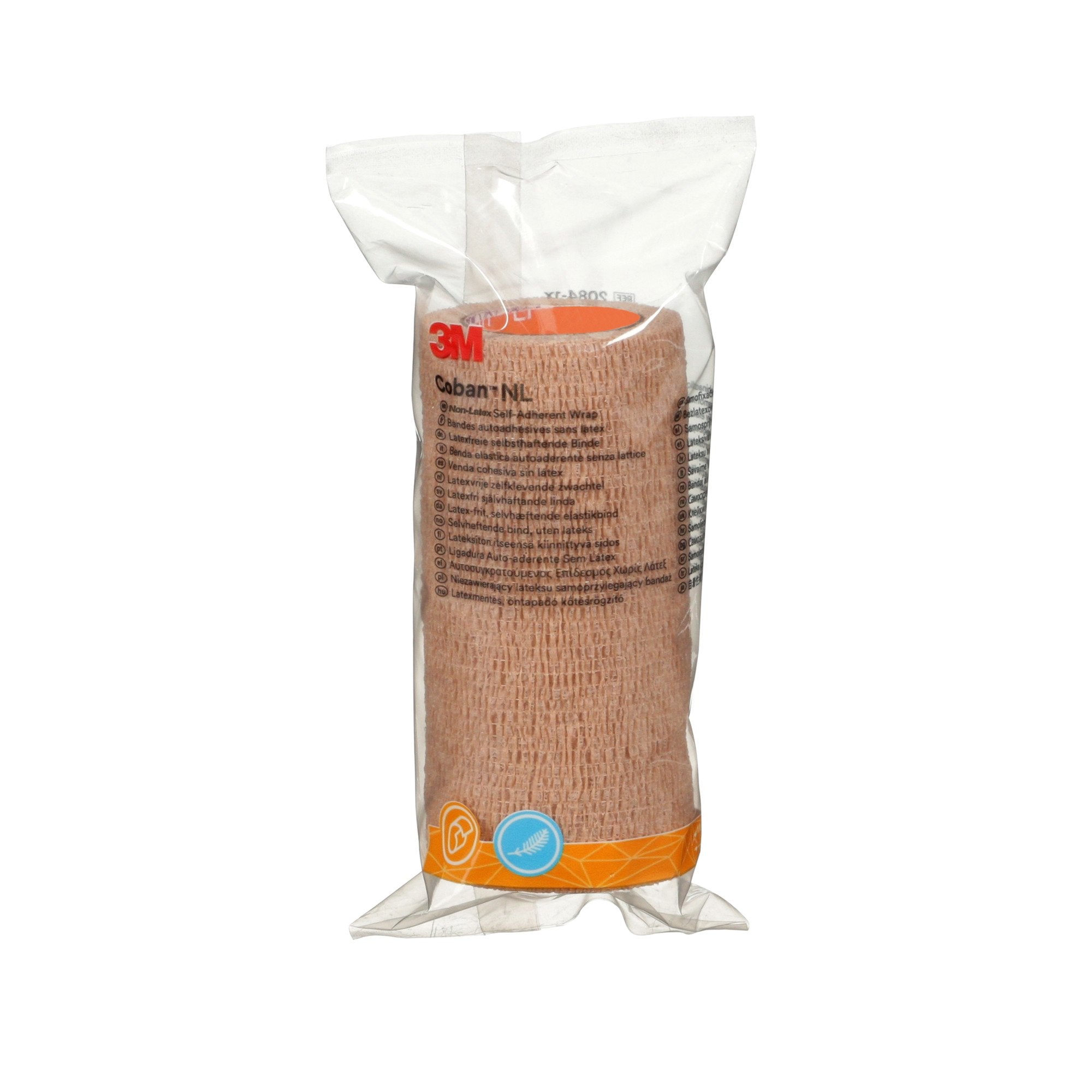 Cohesive Bandage 3M Coban NL 4 Inch X 2 Yard Self-Adherent Closure Tan NonSterile Standard Compression