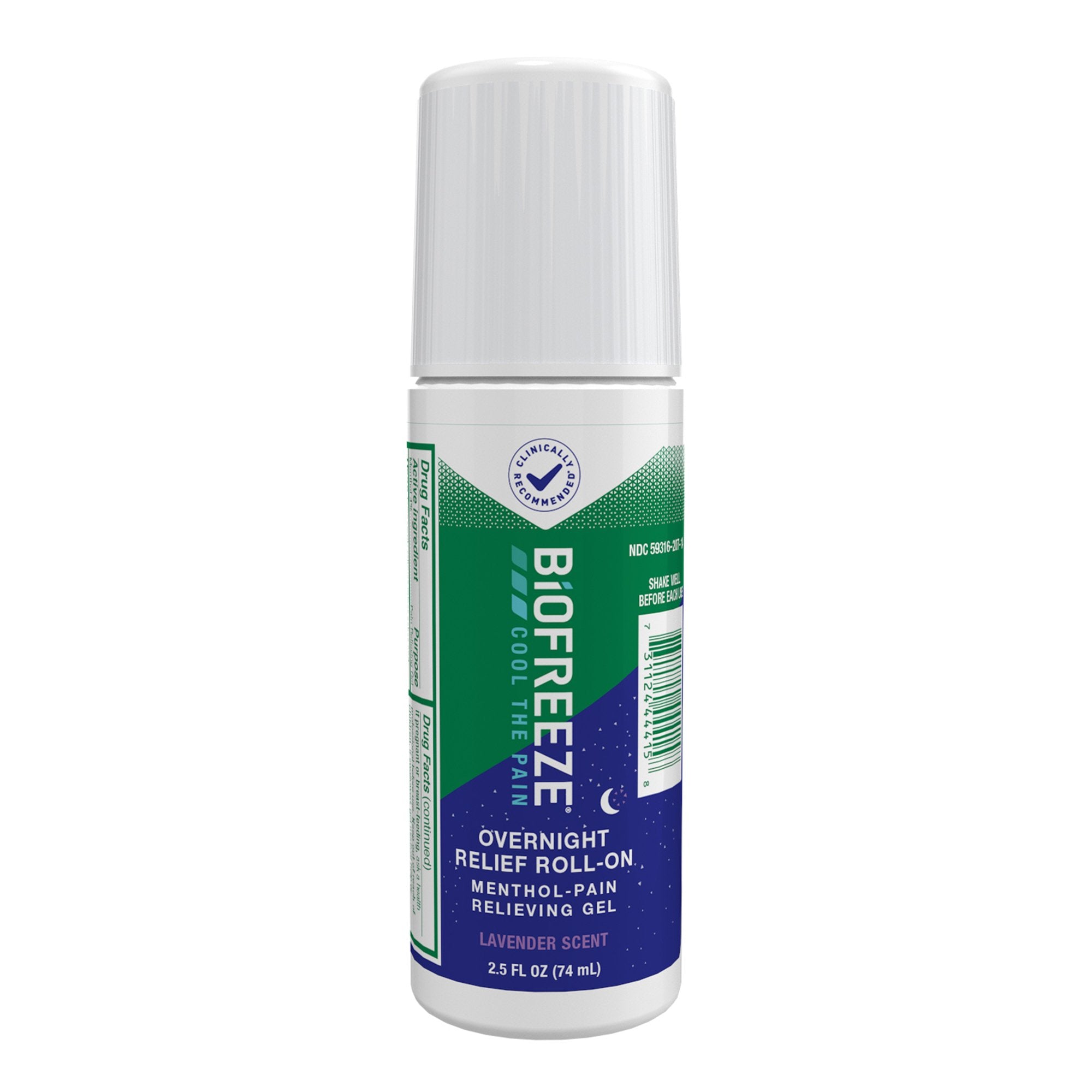 Topical Pain Relief Biofreeze 5% Strength Menthol Topical Gel 2.5 oz.