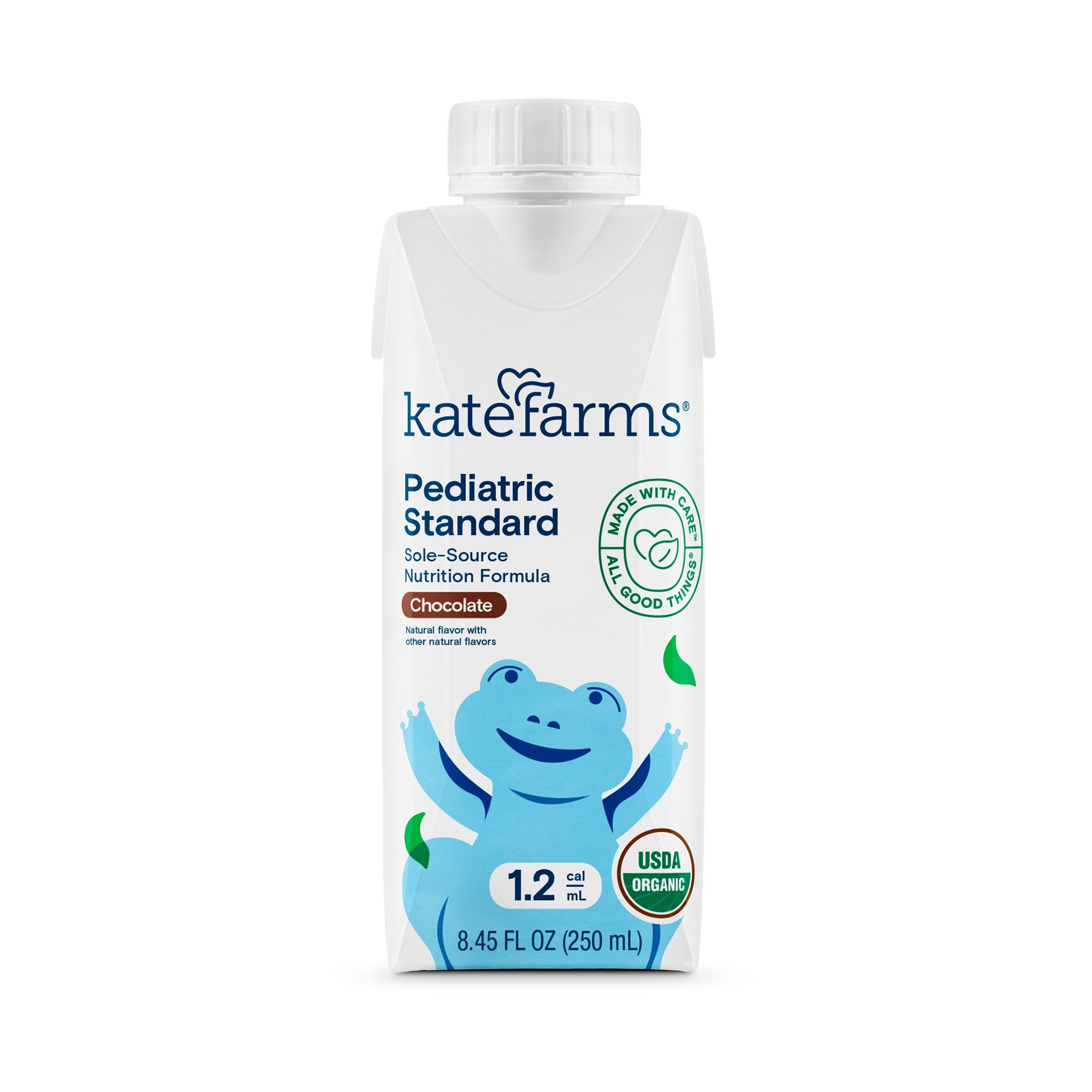 Pediatric Oral Supplement Kate Farms Pediatric Standard 1.2 Chocolate Flavor 8.45 oz. Carton Liquid Organic Pea Protein