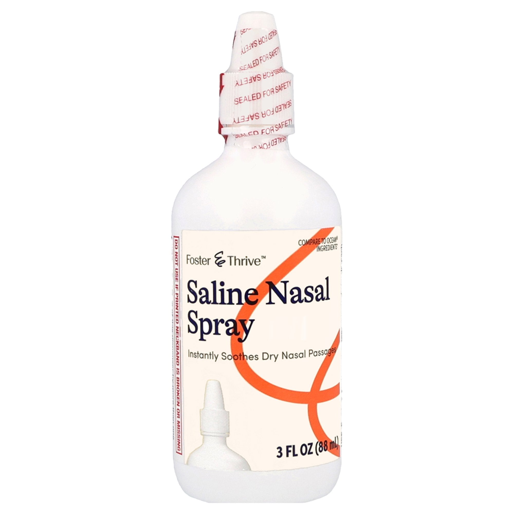 Saline Nasal Spray Foster & Thrive 0.65% Strength 3 oz.