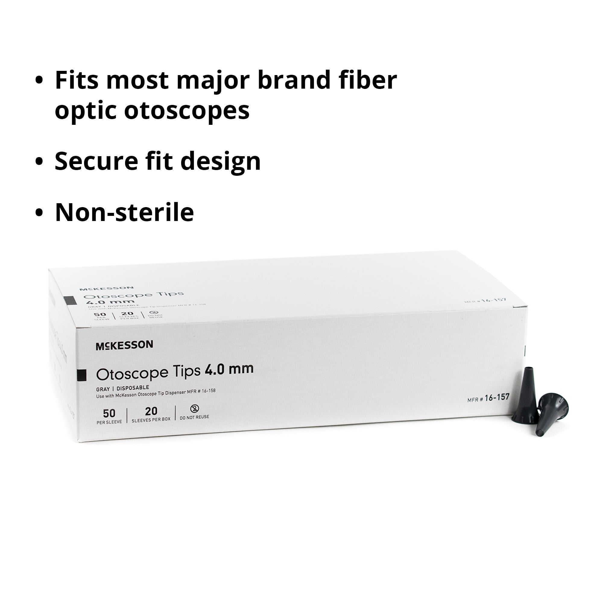 ear speculum tip plastic 4 mm disposable packaging type box