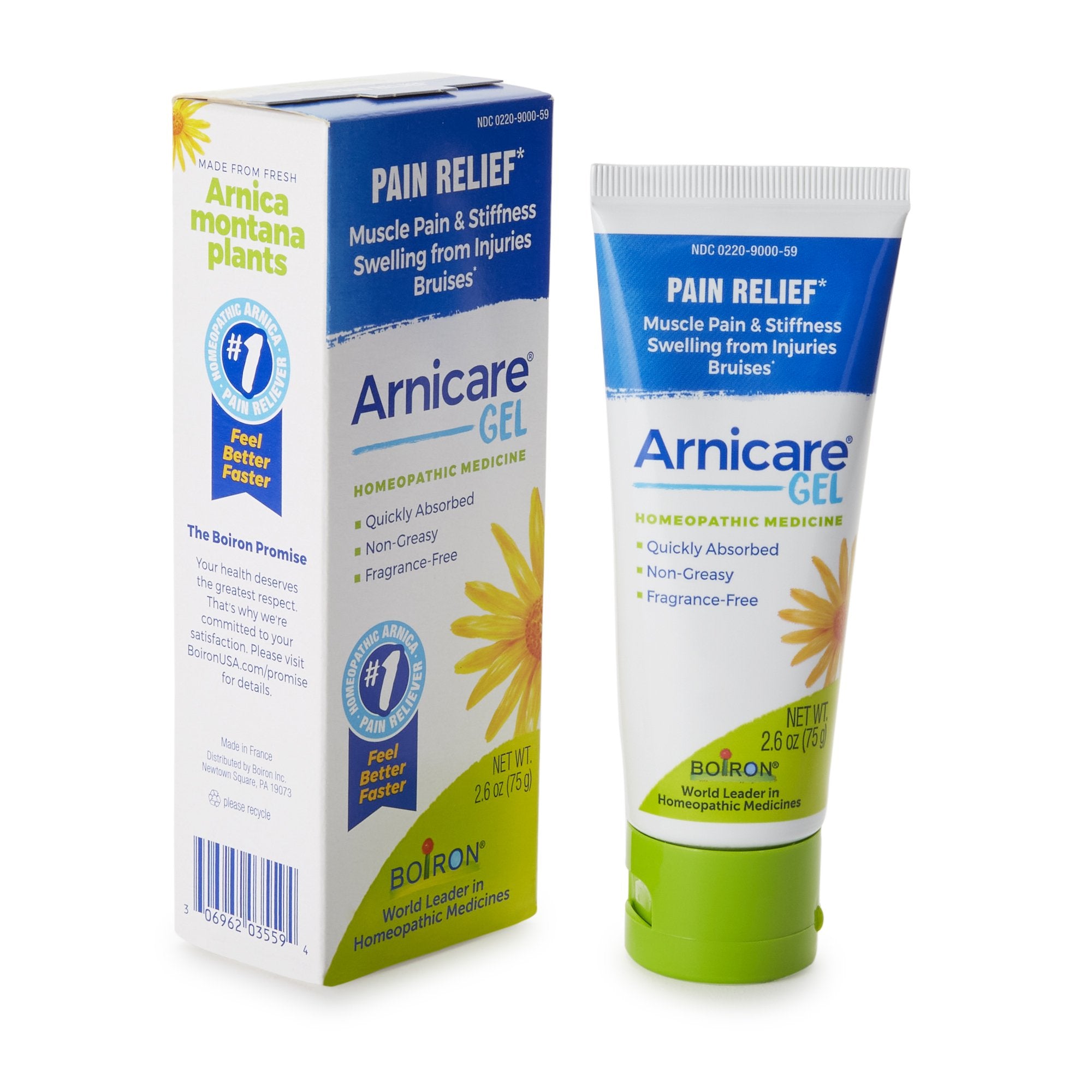 Topical Pain Relief Arnicare 1X Strength Arnica Montana Topical Gel 2.6 oz.