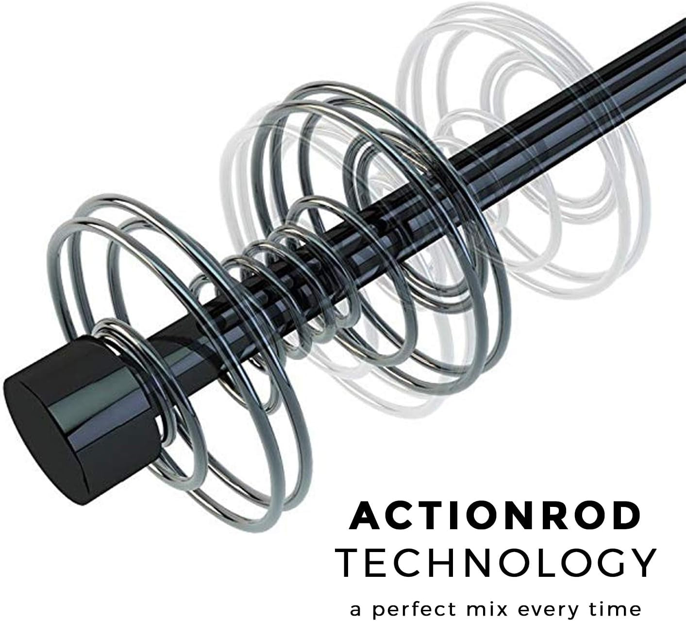 20 Ounce Shaker Bottle with Action Rod Mixer | Shaker Cups with Motivational Quotes | Protein Shaker Bottle Is BPA Free and Dishwasher Safe | Make It Happen Rose 20Oz