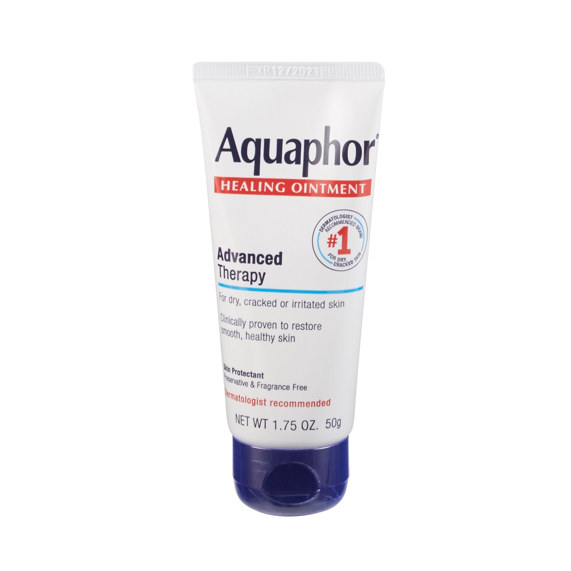 Hand and Body Moisturizer Aquaphor Advanced Therapy 1.75 oz. Tube Unscented Ointment