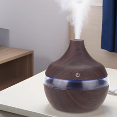 Summer Deals! Essential Oil Diffuser, 300Ml Small Cool Mist Humidifiers, Portable Mini Humidifier 7 Colors LED Light Humidifiers for Bedroom,Home,Travel,Office,Spa,Yoga,Baby Room