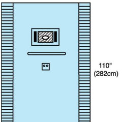 EENT Drape Ophthalmic Drape 77 W X 110 L Inch Sterile