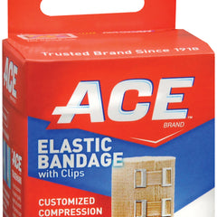 Elastic Bandage 3M ACE 2 Inch Width Clip Detached Closure Tan NonSterile Standard Compression