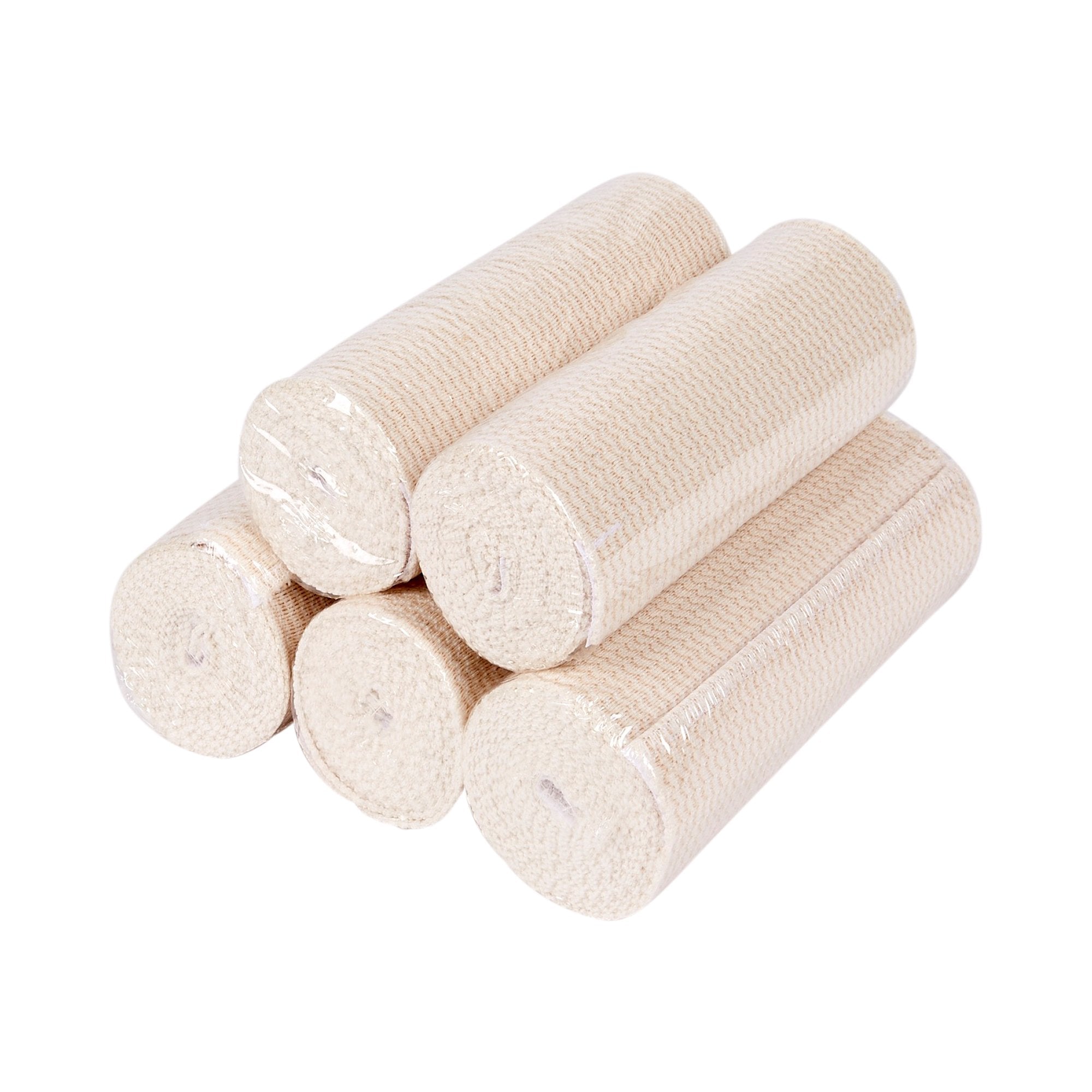 Elastic Bandage McKesson 2 Inch X 4 1/2 Yard Single Hook and Loop Closure Tan NonSterile Standard Compression