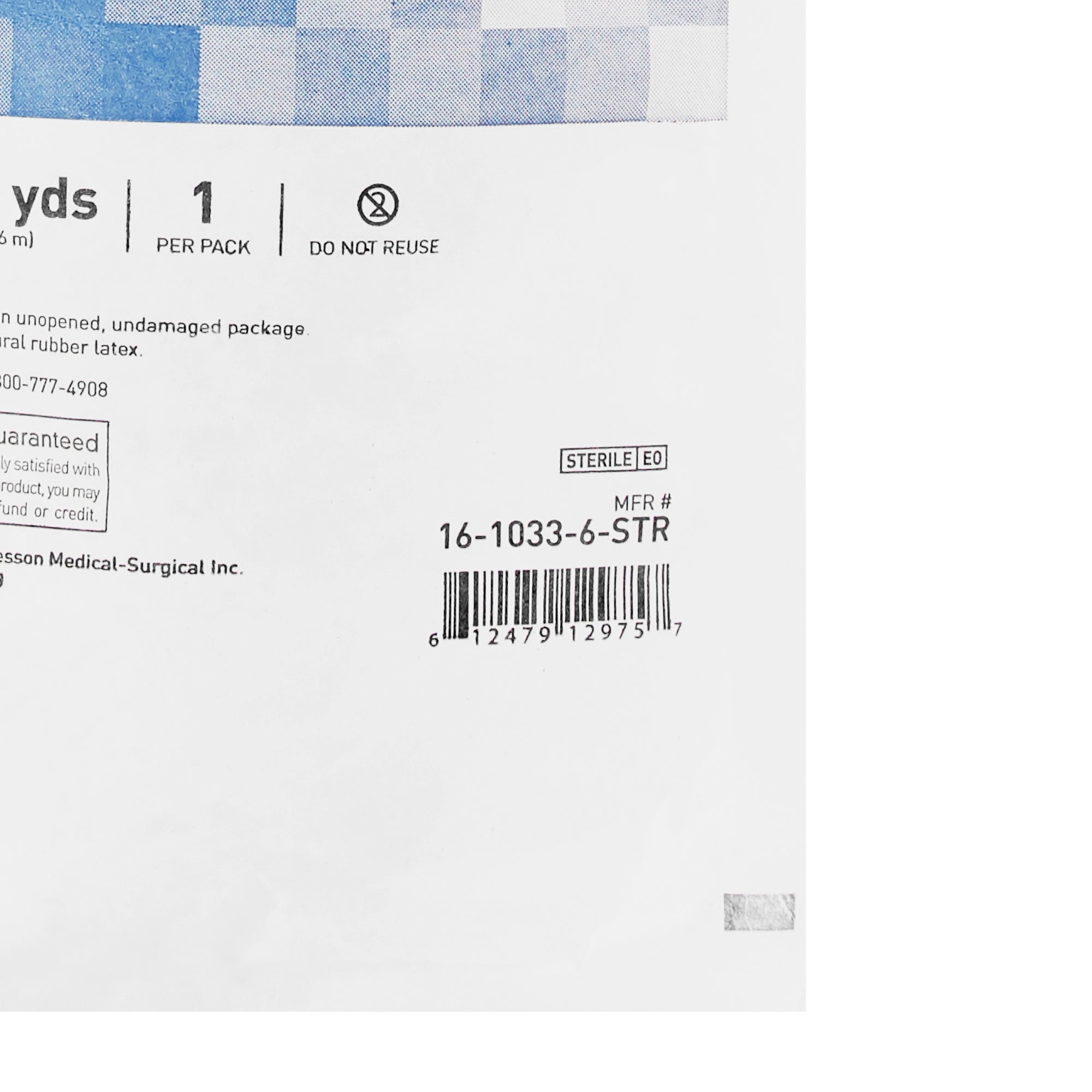 elastic bandage mckesson 6 inch x 5 yard single hook and loop closure tan sterile standard compression