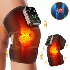 electrically heated knee pads shoulder pads elbow pads old cold legs joints vibration warmth hot compress massager