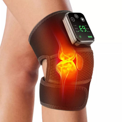 electrically heated knee pads shoulder pads elbow pads old cold legs joints vibration warmth hot compress massager