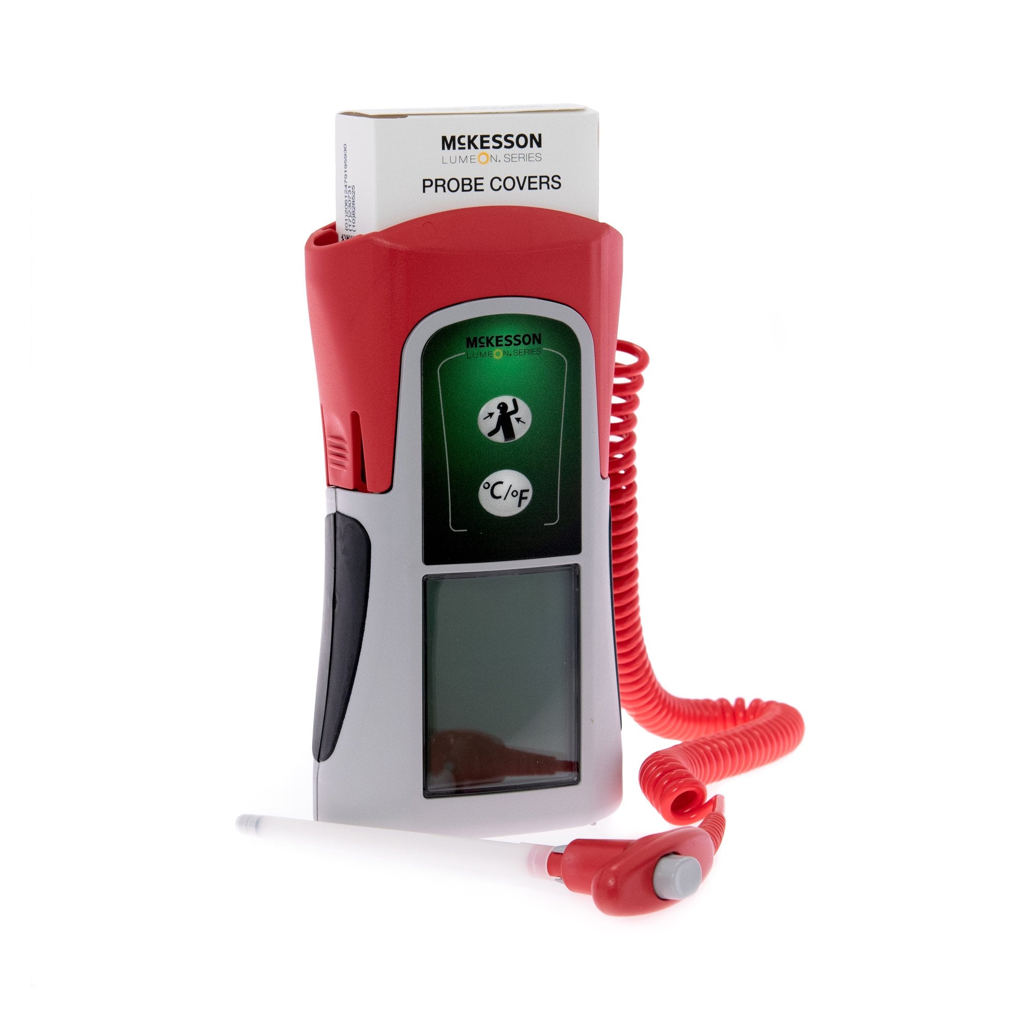 Electronic Probe Thermometer McKesson LUMEON Oral / Rectal Probe Handheld