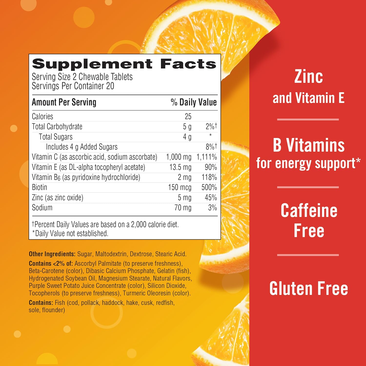 emergen c vitamin c 1000 mg chewables tablets orange blast emergen c vitamin c supplement mk1049371ea