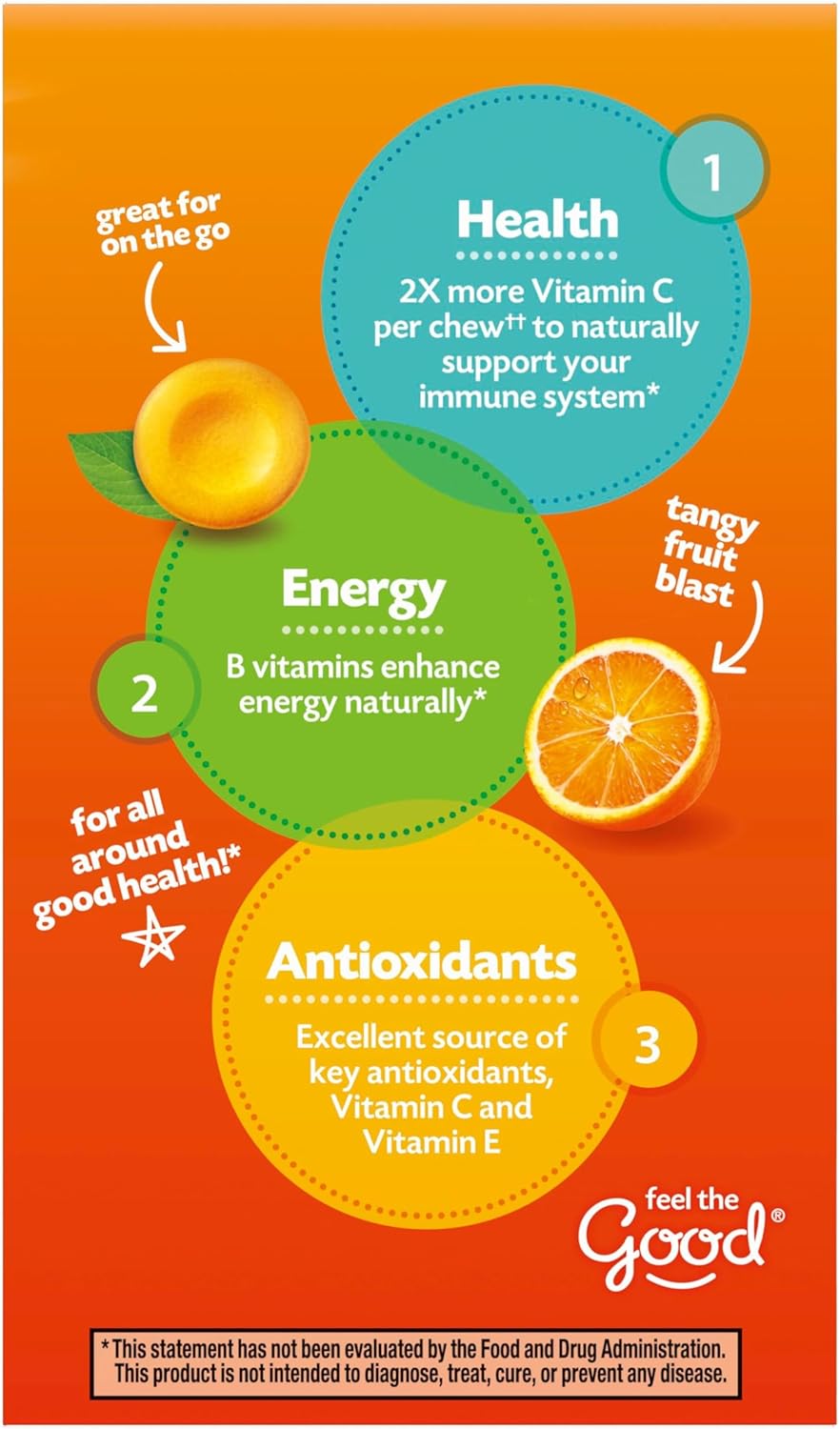 emergen c vitamin c 1000 mg chewables tablets orange blast emergen c vitamin c supplement mk1049371ea