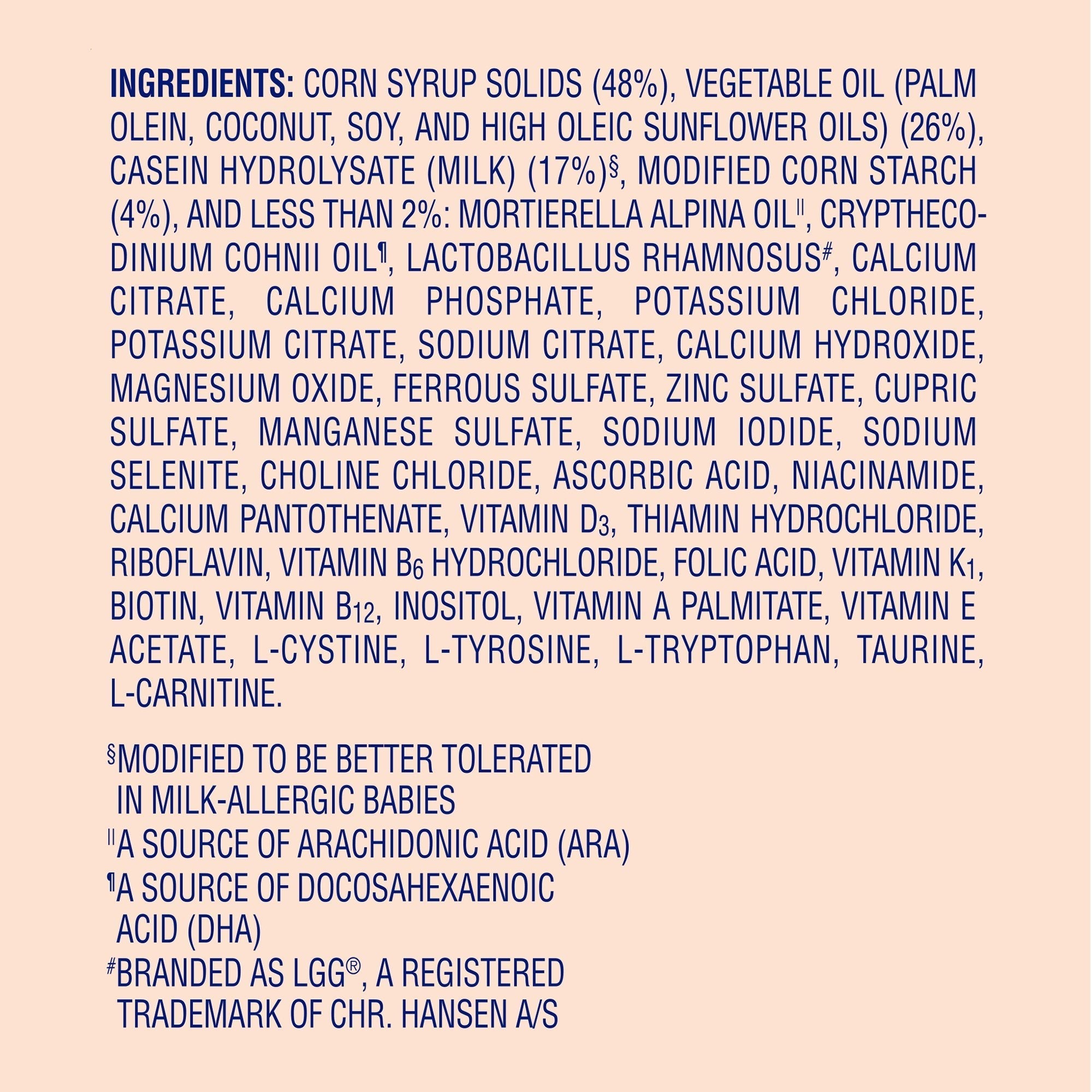 enfamil nutramigen with enflora lgg powder infant formula 12 6 ounce can nutramigen with probiotic lgg infant formula mk1166030ea
