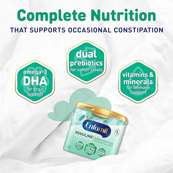 enfamil reguline powder infant formula 12 4 ounce canister enfamil reguline infant formula mk988752ea