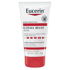Eczema Cream Eucerin Eczema Relief 5 oz. Tube Unscented Cream
