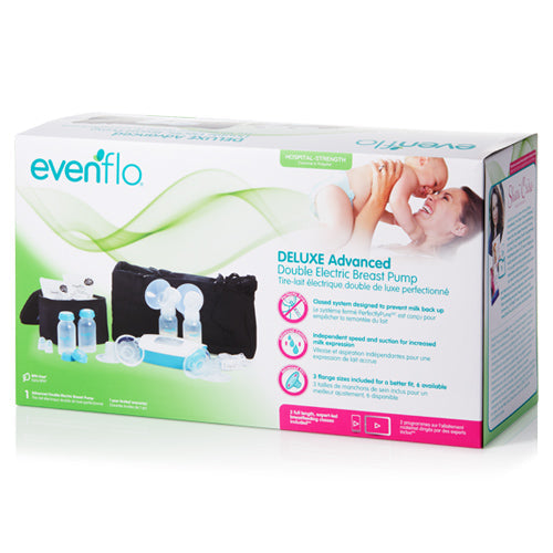 evenflo deluxe advanced breast pump double electric