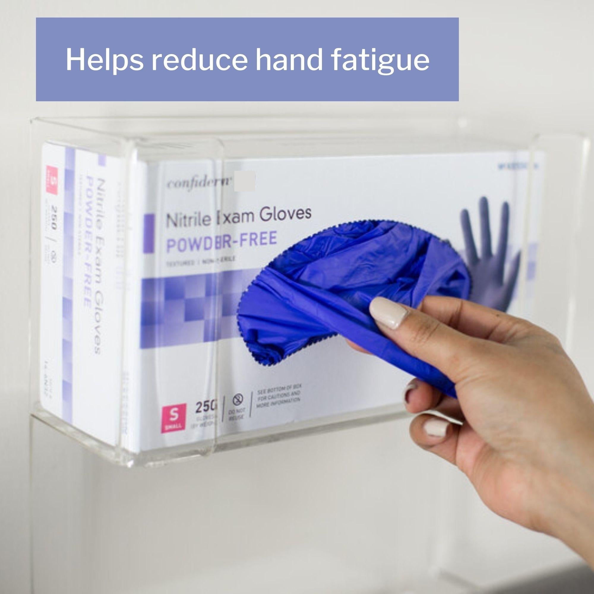 exam glove mckesson confiderm 3 5c small nonsterile nitrile standard cuff length textured fingertips blue chemo tested packaging type box