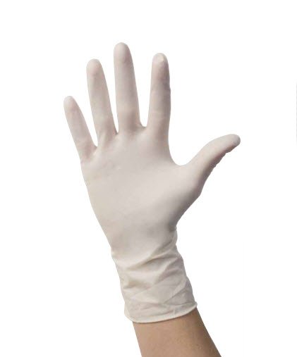 Exam Glove Positive Touch X Large NonSterile Latex Standard Cuff Length Fully Textured Ivory Not Rated
