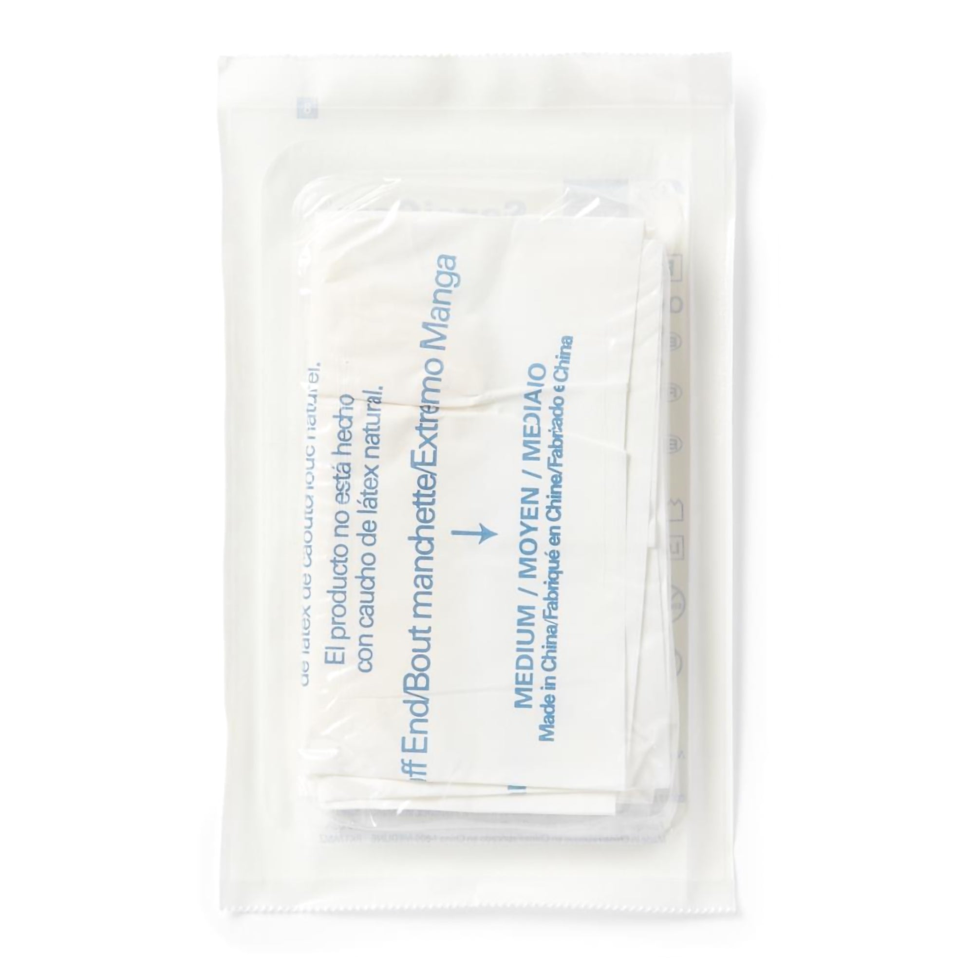 exam glove sensicare medium sterile pair stretch vinyl standard cuff length smooth beige not rated packaging type box