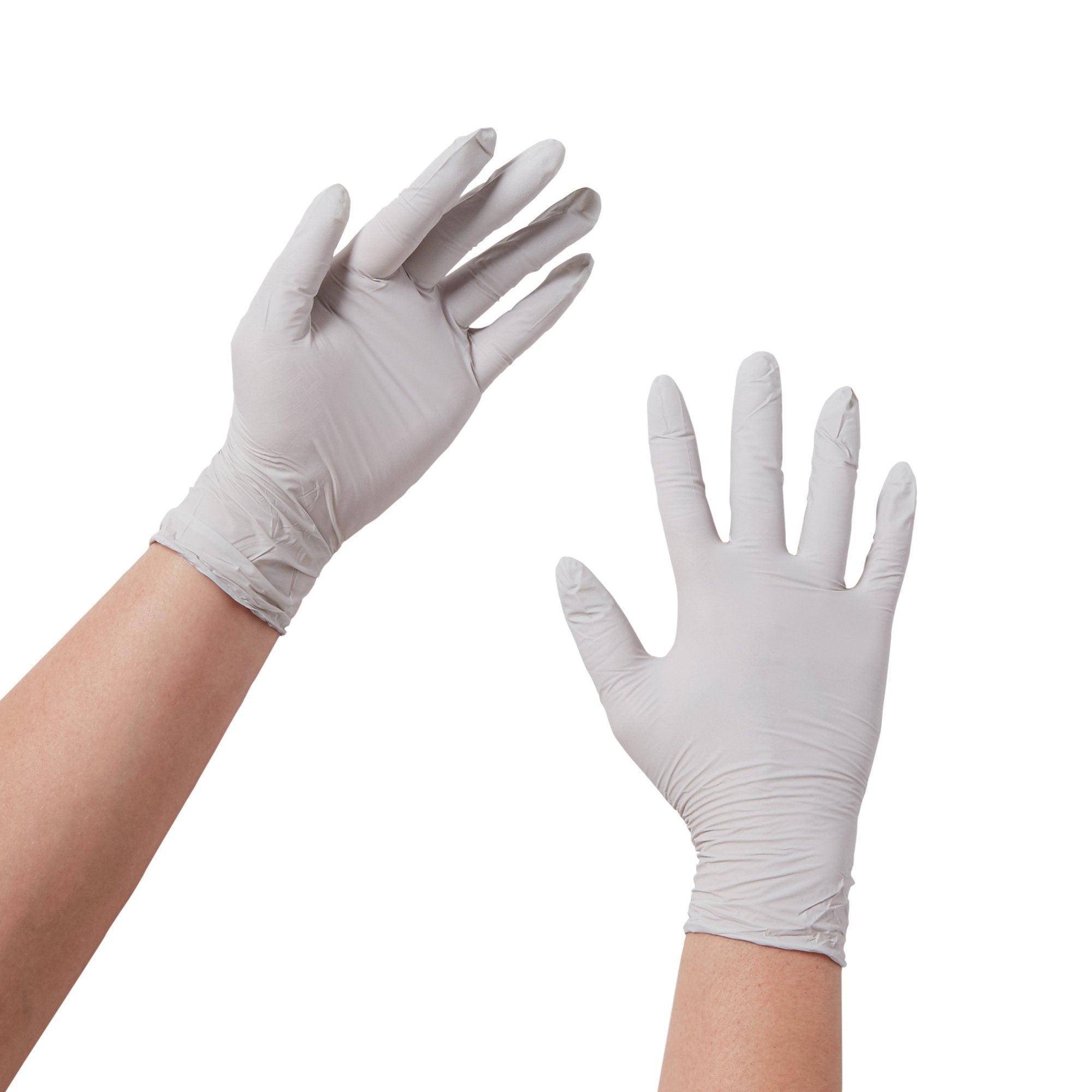 Exam Glove STERLING X Large NonSterile Nitrile Standard Cuff Length Textured Fingertips Gray Chemo Tested
