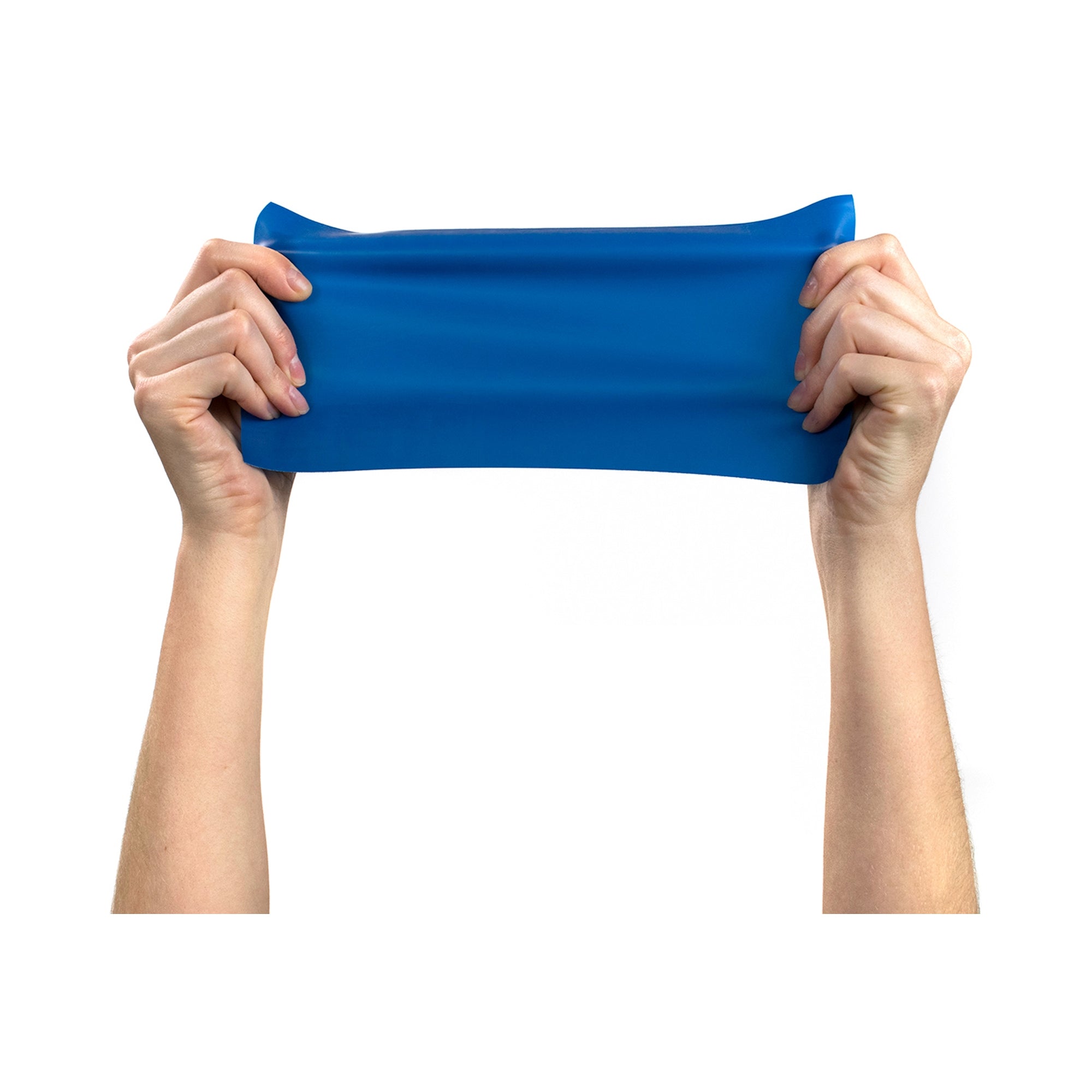 exercise resistance band mckesson cando blue 5 inch x 25 yard heavy resistance packaging type each